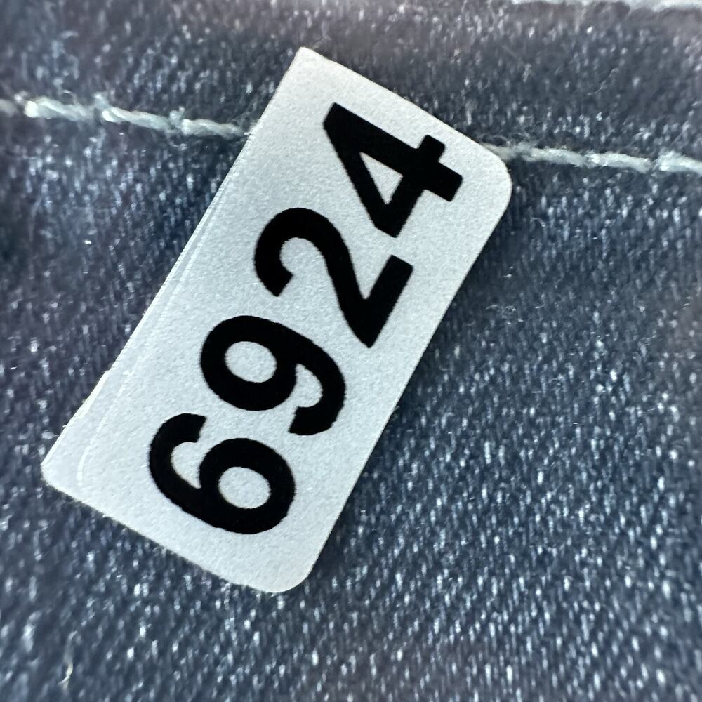 Eileen Fisher Jeans Womens 2 Dark Wash Straight Stretch Frayed hem Midrise‎ - Picture 14 of 14